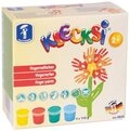 Feuchtmann Fingerfarbe KLECKSi Basic Mini, 4 x 150g hautfreundliche...