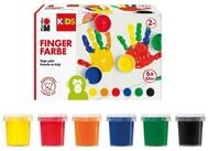 Marabu Bastelfarbe Fingerfarbe KiDS, 6 St&uuml;ck
