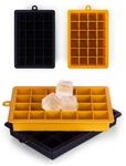 Blumtal Eisw&uuml;rfelform Silikon - Gr&ouml;&szlig;e M, 2x24er Pack, BPA frei, Leichtes