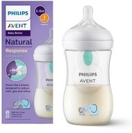 Philips AVENT Babyflasche Natural Response Babyflasche, mit AirFree Ventil,...