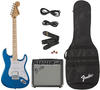 Squier E-Gitarre, Affinity Series Stratocaster HSS Pack MN Lake Placid Blue -