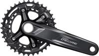 Shimano Fahrradkurbel, Kurbelgarnitur DEORE FC-M4100 2x10-fach, 170 mm