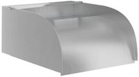 vidaXL Wasserfall Wasserfall mit LEDs 30x34x14 cm Edelstahl 304