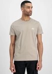 Alpha Industries Rundhalsshirt BASIC T SMALL LOGO Baumwolle, regular fit