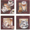 Artland Leinwandbild Kaffee I, -II, -III, -IV, Getränke (4 St), 4er Set,