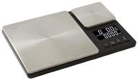 KitchenAid K&uuml;chenwaage KQ909G, Zwei Plattformen, Hochpr&auml;zise, Edelstahl,