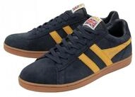Gola Equipe Suede-Leder navyblau/sun/gum Herren Sneaker