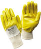 fortis Arbeitshandschuh-Set Handschuh Mechanic L, Nitril, leicht, Gr. 9, gelb