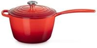 LE CREUSET Kasserolle Stielkasserolle, Rund
