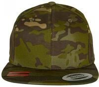 Flexfit Baseball Cap Classic Snapback Multicam, Tonaler Snap-Verschluss