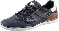 Slip-On Sneaker BUGATTI, Herren, Gr. 41, blau (dunkelblau), Lederimitat, Textil,