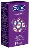 durex Kondome Love Mix Packung mit, 18 St., Markenkondome im Mix f&uuml;r &uuml;berraschende