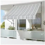 KONIFERA Klemmmarkise Calpe Breite/Ausfall: 400/150 cm grau