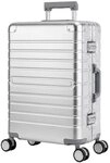 Travelhouse Koffer 100% Aluminium OSLO M - verschiedene Farben, 4 Rollen, aus