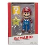 Nintendo Actionfigur Nintendo Super Mario Figur Mario w/ Star in Sammlerbox, 10...