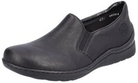 Rieker Slipper Alltagsschuh, Schlupfschuh, Freizeitschuh mit beidseitigem Stretch