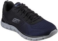 Sneaker SKECHERS "TRACK-RIPKENT", Herren, Gr. 41, blau (navy, schwarz), Synthetik,