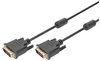 Digitus DVI-D-Monitorkabel Digital DualLink HDMI-Kabel, schraubbar, mit...