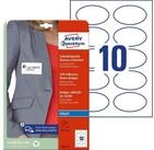 Avery Zweckform Etiketten Namens-Etiketten 85x50mm 20 Bogen/200 Etiketten wei&szlig;