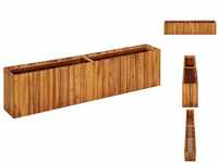 vidaXL Hochbeet Garten-Hochbeet 200 x 30 x 50 cm Massivholz Akazie Holz
