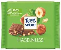 Ritter SPORT Schokolade, Ritter Sport Haselnuss Vollmilchschokolade mit...