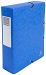 EXACOMPTA Archivcontainer 6x Archivbox Karton, 600g, R&uuml;cken 80mm + Etikett, A4,