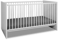 Finori Polsterbett Babybett Image 70 x 140 cm wei&szlig; (1-tlg)