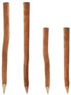 Aquagart Zaunpfosten 5 Holzpfosten f&uuml;r Staketenzaun 1,5m I Durchmesser 6-9cm,...