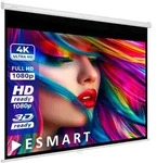 ESMART ESMART Germany Rollo Leinwand Rolloleinwand wei&szlig; 200 cm