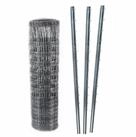 Aquagart Wildzaun 250m Wildzaun Forstzaun 150/13/15+ Z-Profil Zaunpfosten,...