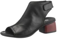 Sandalette REMONTE, Damen, Gr. 36, schwarz, Leder, unifarben, Schuhe Sandalette,