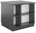 Vicco Unterschrank Fame-Line, Bordeaux Hochglanz/Anthrazit, 90cm, ohne...