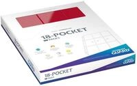 Ultimate Guard Sammelkarte 18-Pocket Pages Side-Loading (50 St&uuml;ck) - Rot