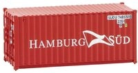 Faller G&uuml;terwagen H0 20' Container HAMBURG S&Uuml;D 182001