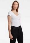 G-STAR V-Shirt Base v t wmn cap sl mit kleinem Logodruck vorne