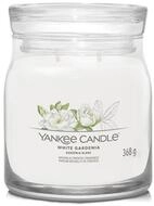 Yankee Candle Duftkerze Aromatic candle Signature glass medium White Gardenia...