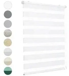 Doppelrollo Duo Rollo Klemmfix ohne Bohren f&uuml;r Fenster Rollos Jalousie...