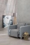 IBENA Sesselschoner Fano, B x H: 50 x 200 cm, mit modernen Streifen