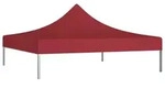 vidaXL Partyzelt, Pavillon-Dach 3x3 m Burgunderrot 270 g/m&sup2;