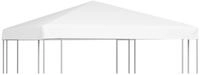 vidaXL Pavillon-Ersatzdach, Pavillondach 270 g/m&sup2; 3x3 m Wei&szlig;