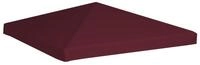 vidaXL Pavillon-Ersatzdach, Pavillondach 310 g / m&sup2; 3x3 m Weinrot