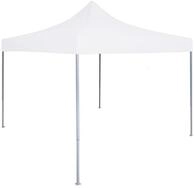 vidaXL Partyzelt Profi-Partyzelt Faltbar 3 x 3 m Stahl Wei&szlig;