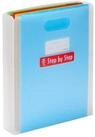 Step by Step Hefter Heftbox mit Tragegriff, transparent, bis DIN A4, K