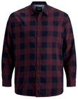 Jack & Jones Langarmhemd JJEGINGHAM (1-tlg)