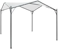 vidaXL Partyzelt Pavillon 3x3x2,6 m Wei&szlig; 180 g/m&sup2;