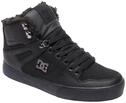 Sneakerboots DC SHOES "PURE HIGH-TOP WC WNT", Herren, Gr. 43, schwarz (schwarz,