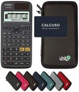 CASIO Taschenrechner fx-87DE X ClassWiz inkl. WYNGS Schutztasche Schwarz
