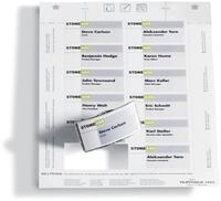 DURABLE Hinweisschild Einsteckschilder f&uuml;r Namensschilder I+K+L Karton 75x40mm wei&szlig;