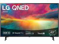 LG 43QNED756RA QNED-Fernseher (109 cm/43 Zoll, 4K Ultra HD, Smart-TV, QNED,α5...