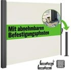 Casaria Balkonsichtschutz Norsara Seitenmarkise 160x300 cm Ausziehbar Blickdicht